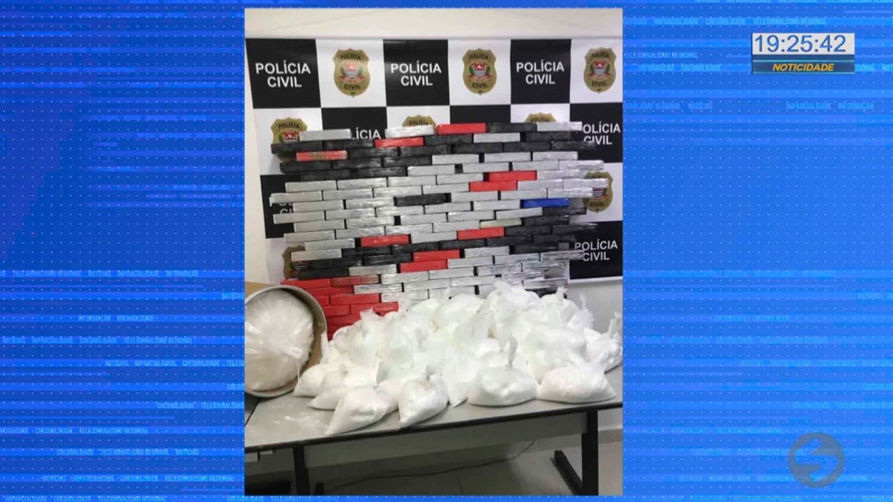 200kg de cocaína apreendidos em Jundiaí