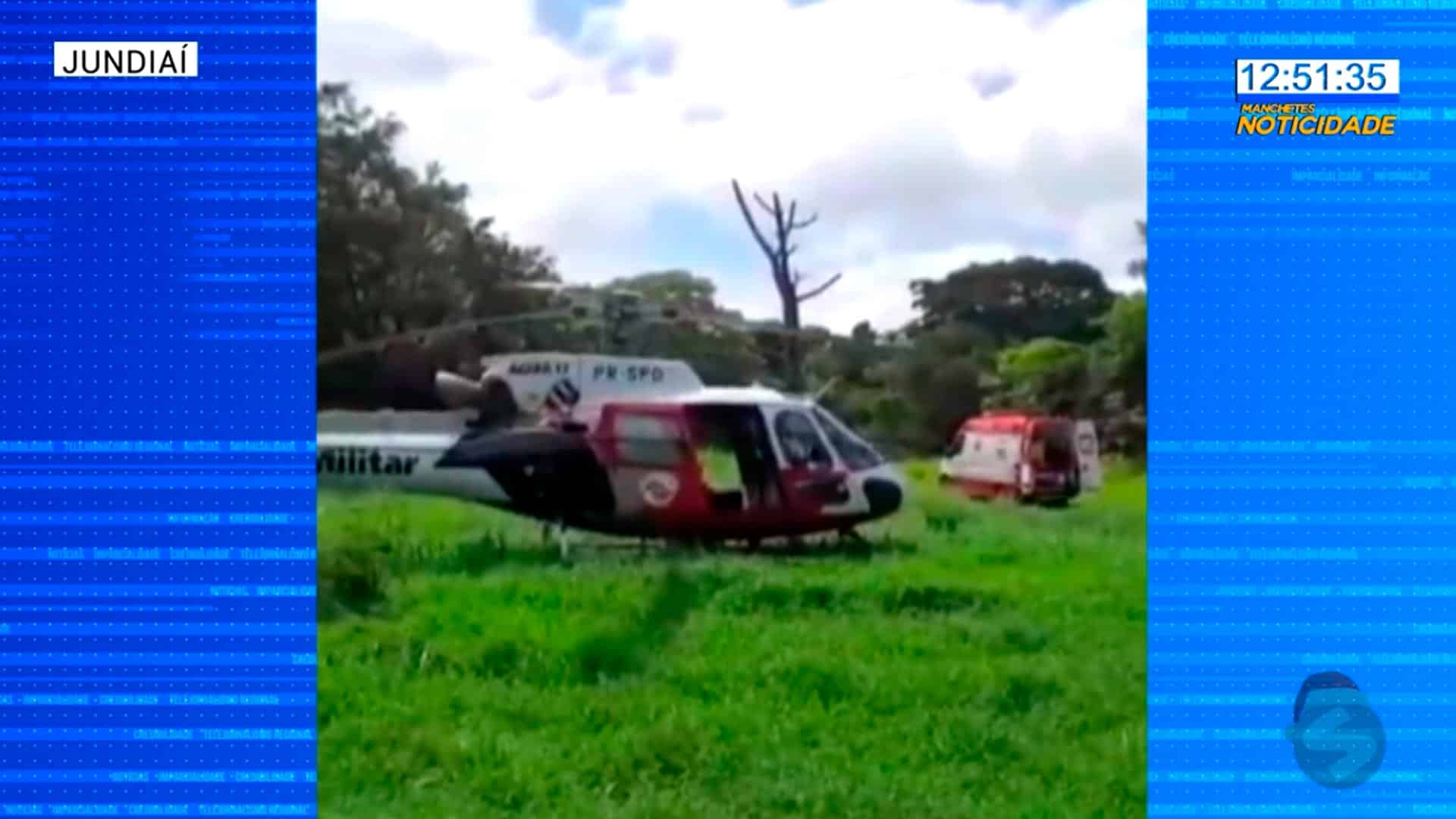 Homem é atropelado por trator em Jundiaí