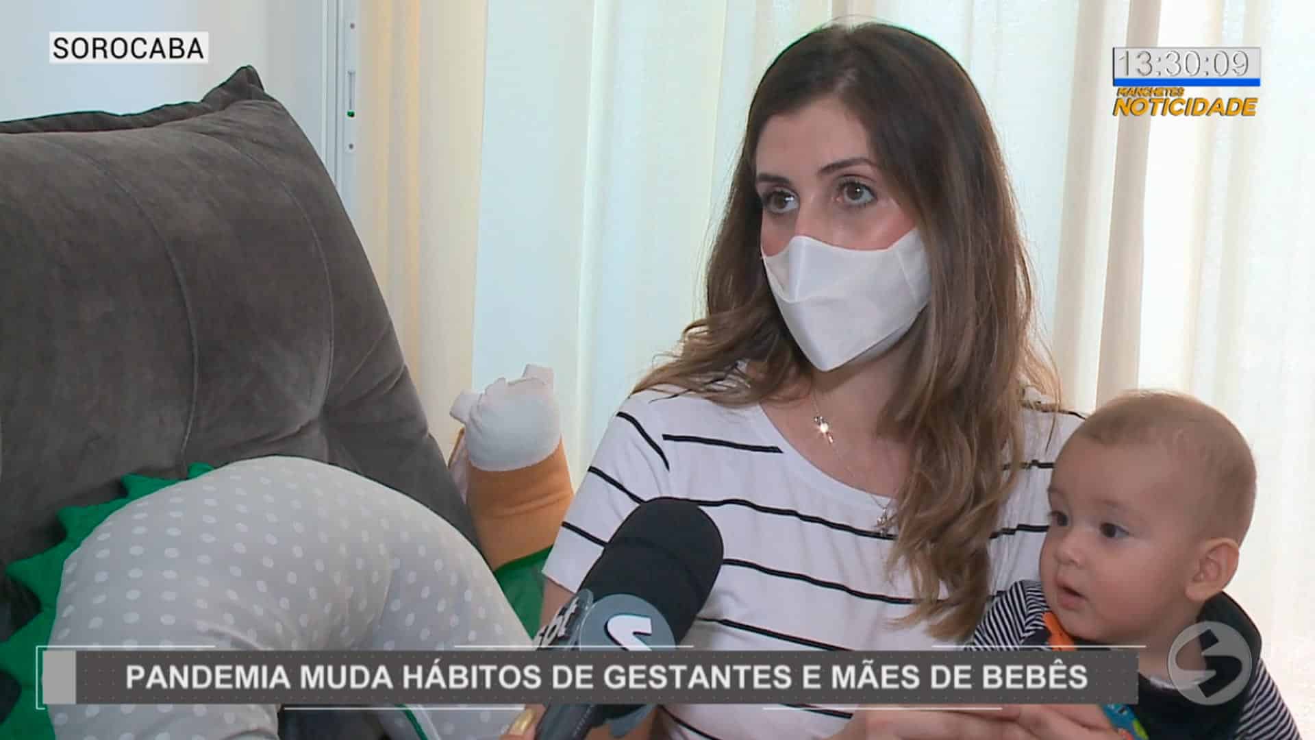 Gestantes e mães de bebês se adaptam na pandemia