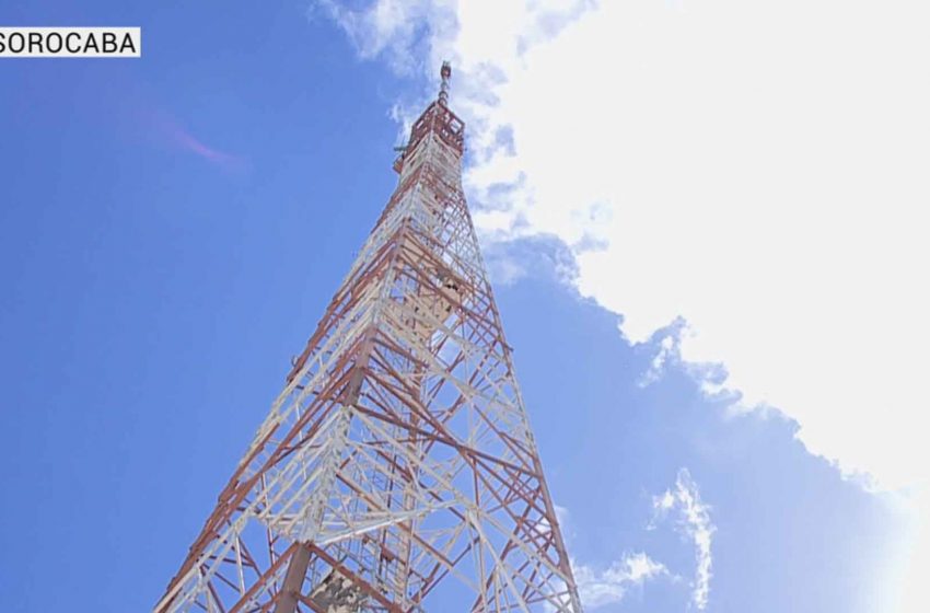  Torre de transmissão da TV Sorocaba/SBT está na nova sede