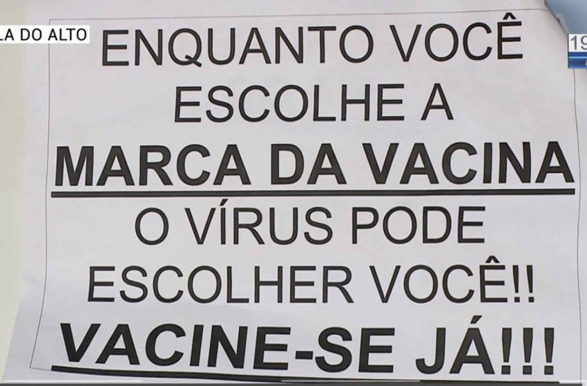  Capela do Alto vacina pessoas acima de 26 anos contra covid-19