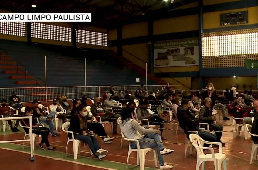  Campo Limpo Paulista vacina pessoas de 25 anos ou mais