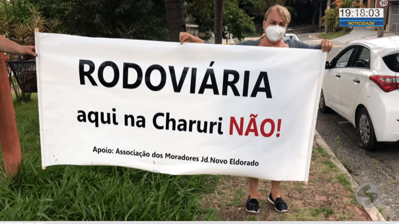 Moradores do Jardim Novo Eldorado são contra a implantação de nova rodoviária de Sorocaba no bairro