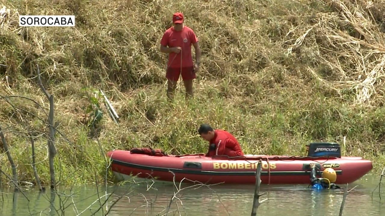 Corpo de Bombeiros procura homem desaparecido em lago do Parque Porto das Águas em Sorocaba