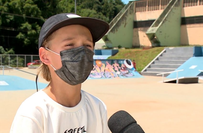  Skatista de 9 anos se destaca nas pistas dentro e fora do Brasil