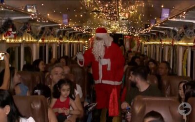 Passeio de trem especial de natal em Sorocaba