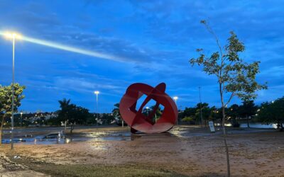 Avenida Dom Aguirre, na região do parque das águas segue interditada nesta segunda-feira