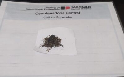 Pai é flagrado tentando levar drogas para filho preso no CDP de Sorocaba