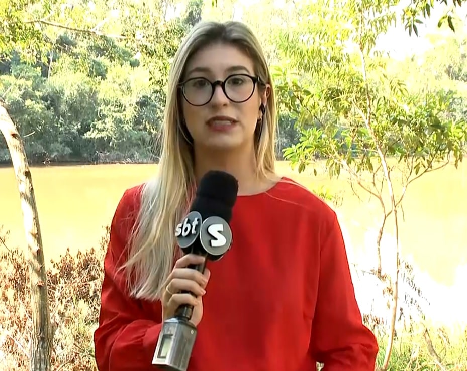 Repórter Nicole Bonentti falando sobre o assunto.