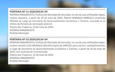 Secretário de Sorocaba é exonerado após condenação