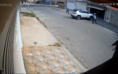 Casal é vítima de tentativa de assalto em Sorocaba; câmera flagra ação