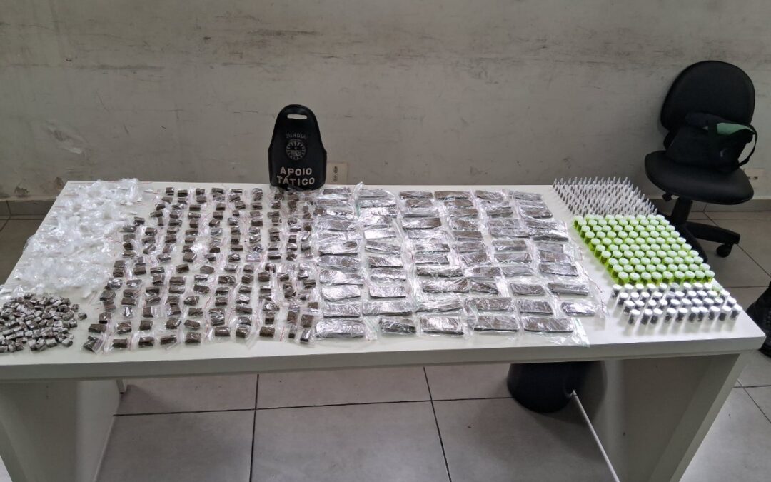 Homem é preso com mais de mil porções de maconha em Jundiaí