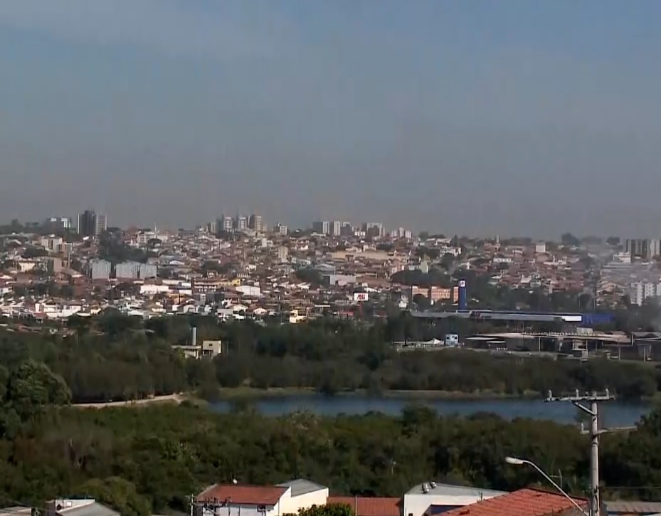 Imagem ampla da cidade de Sorocaba.