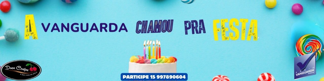 Imagem de capa da promoção "A Vanguarda Chamou Pra Festa"