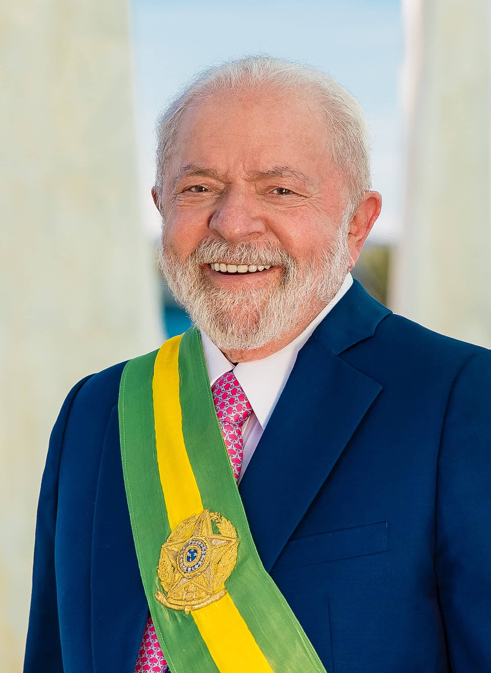 Imagem do Presidente Lula, sobre a visita em Buri.