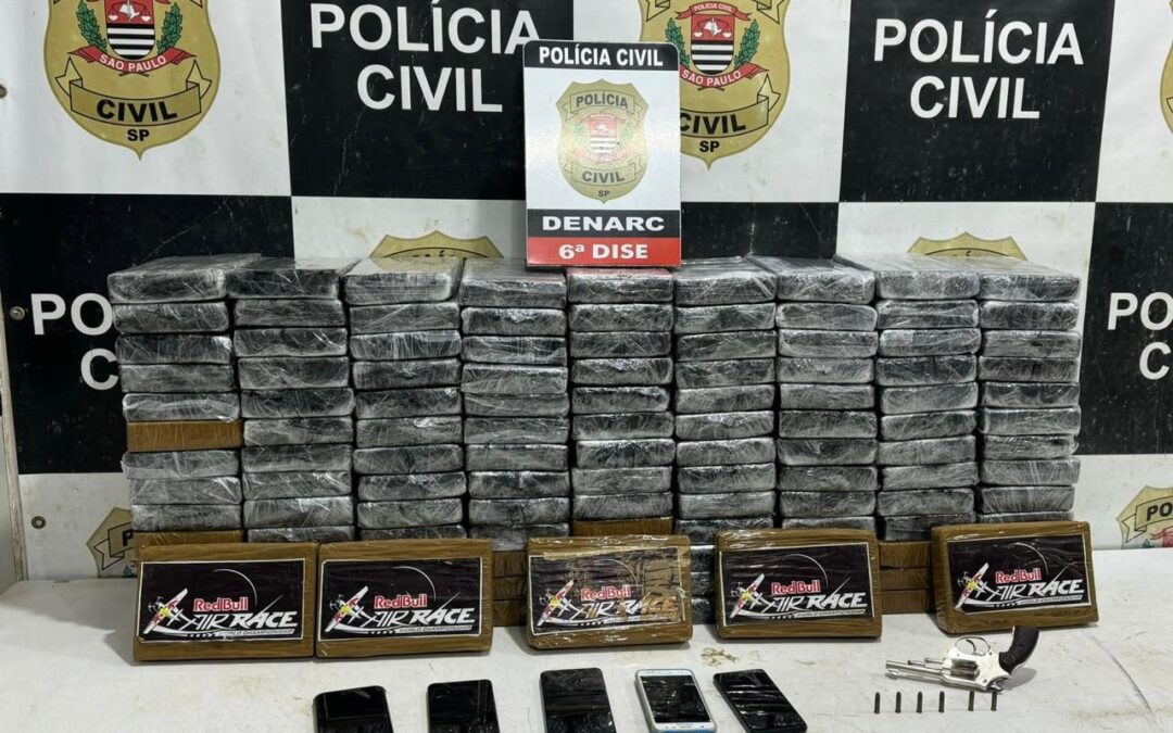 Mais de 120 kg de cocaína são apreendidos em Sorocaba