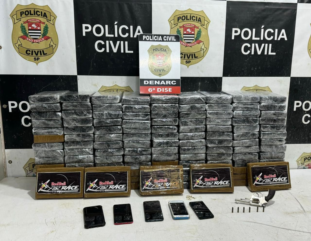 Mais de 120 kg de cocaína são apreendidos em Sorocaba