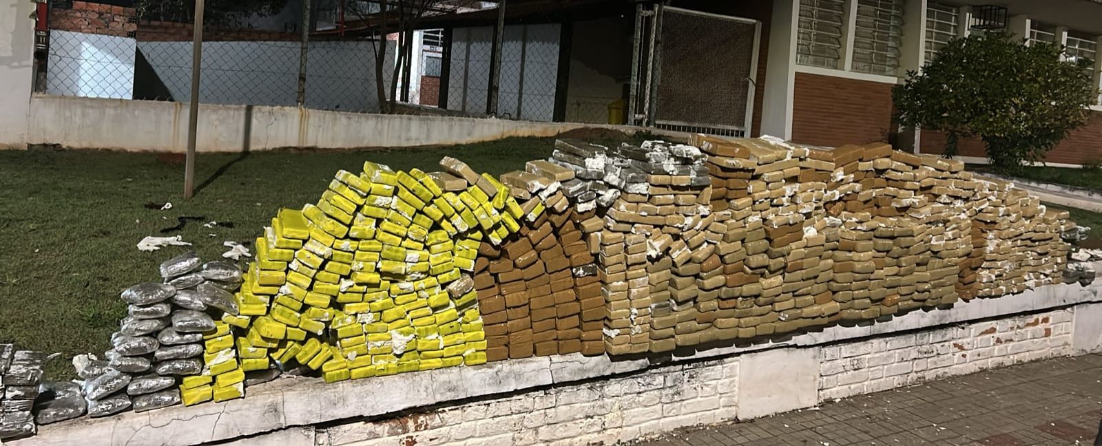 Polícia apreende mais de 500 kg de maconha em Cesário Lange