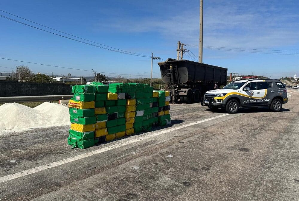 Polícia apreende quase duas toneladas de maconha durante patrulhamento em rodovia de Itu