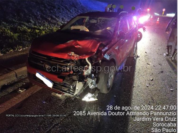 Acidente na Rodovia Raposo Tavares deixa motociclista morto em Sorocaba