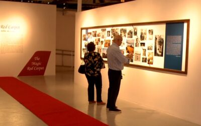 Exposição conta com réplica do 14-Bis e itens de Santos Dumont