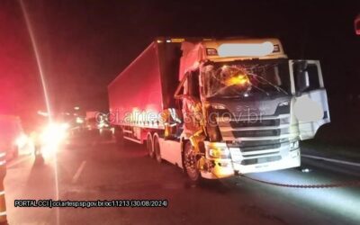 Homem morre em engavetamento na Rodovia dos Bandeirantes