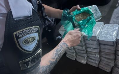 Polícia apreende 71 kg de cocaína na Rodovia Castello Branco em Quadra