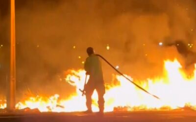 Defesa Civil de SP renova alerta de risco elevado para incêndios até terça-feira