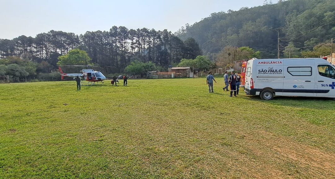 Homem fica gravemente ferido após cair em poço de 20 metros em Mairinque