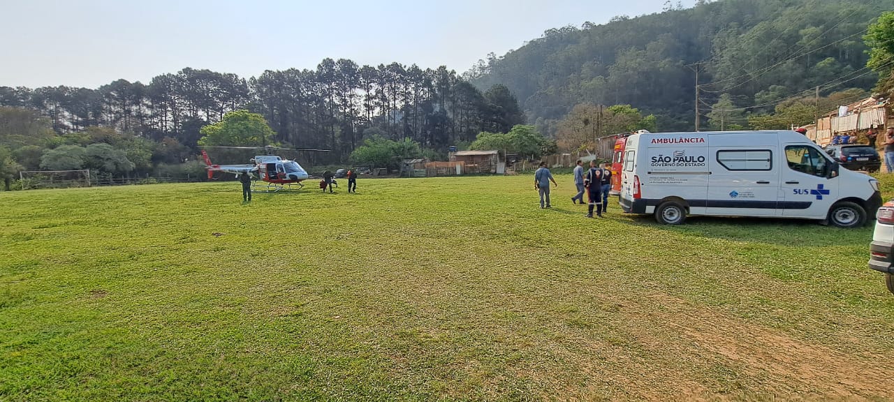 Homem fica gravemente ferido após cair em poço de 20 metros em Mairinque