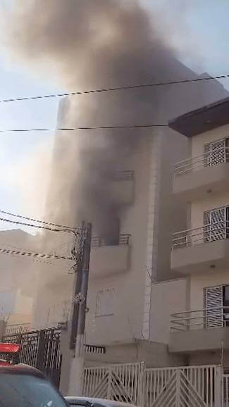 Incêndio atinge apartamento no Jardim Magnolia em Sorocaba