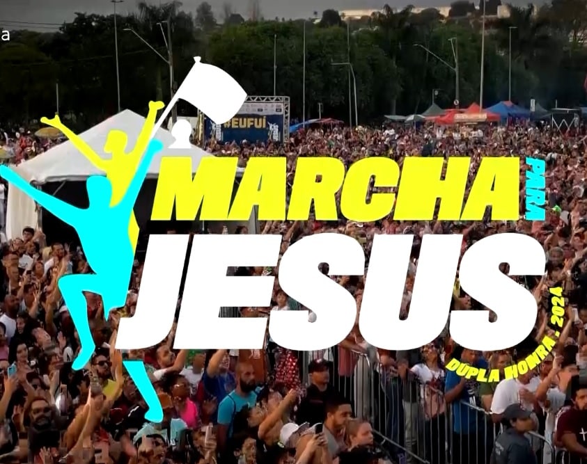 Logo da Marcha para Jesus.