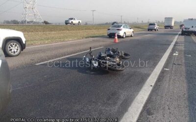 Motociclista morre em acidente na Rodovia Santos Dumont, em Itu