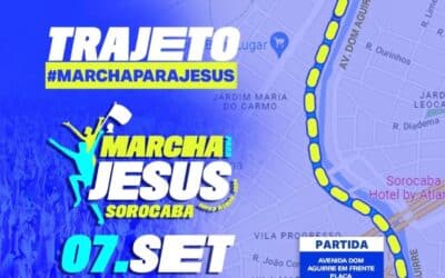 Marcha para Jesus 2024: Sorocaba se prepara para evento de fé