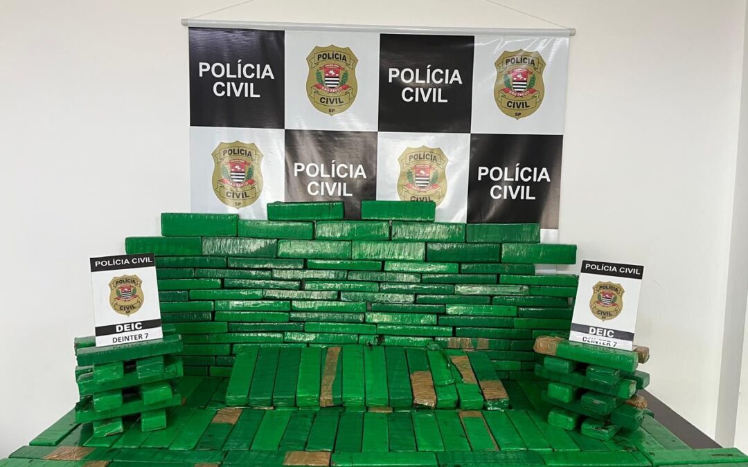 Polícia civil apreende 200 quilos de entorpecentes em Sorocaba