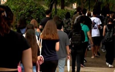 Candidatos participam do primeiro dia de provas do ENEM em Sorocaba