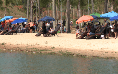 Mundo das Crianças tem agora praia artificial e atrações para lazer em Jundiaí