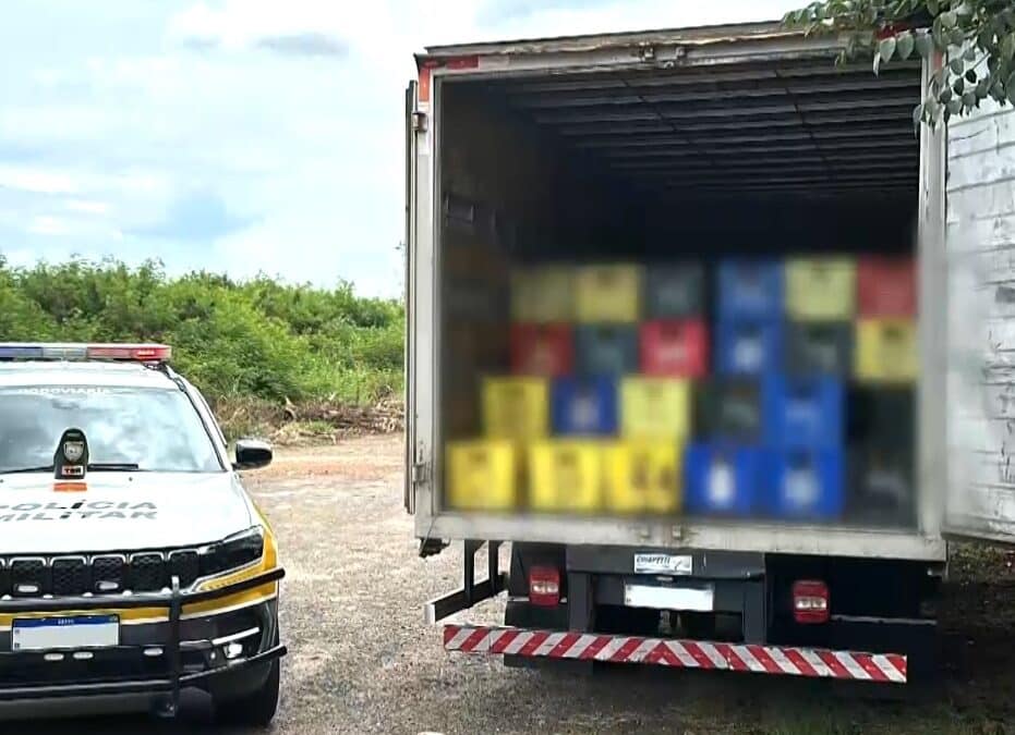 Polícia Rodoviária apreende carga de bebidas falsificadas em Itu