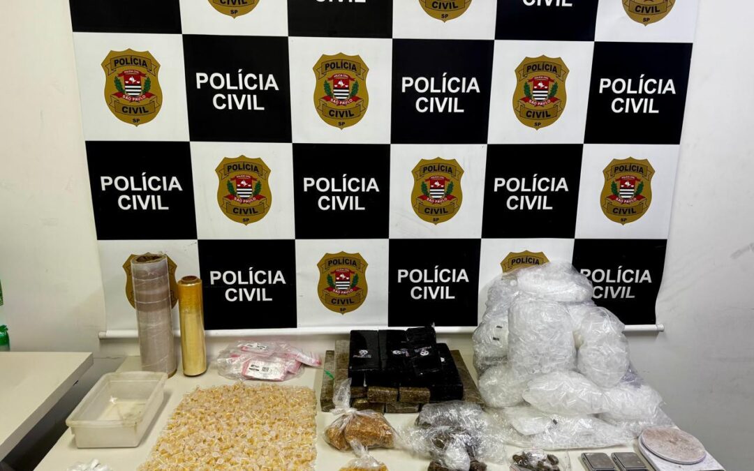 Polícia prende trio por tráfico de drogas em Várzea Paulista