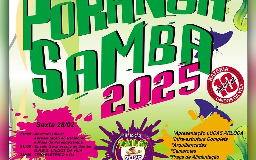 Confira a programação do Carnaval de Porangaba