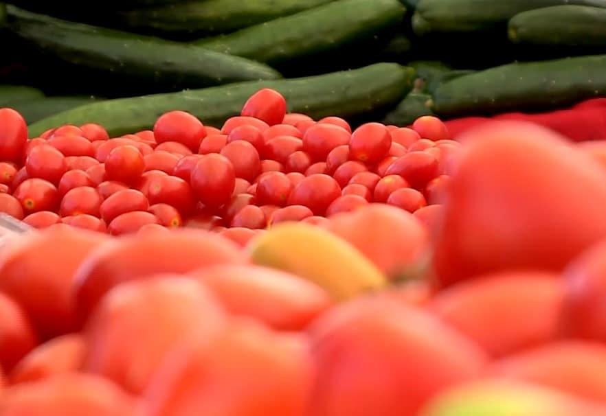 Bancada de frutas do CEAGESP Sorocaba.