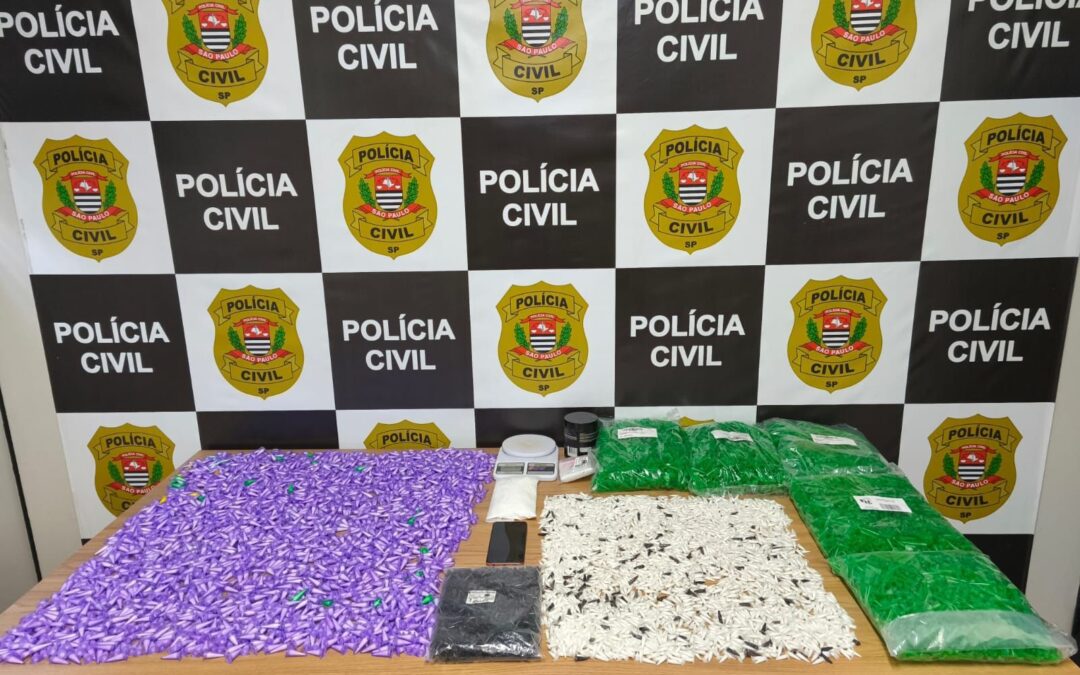 Polícia Itapetininga apreende mais de 5 mil porções de cocaína